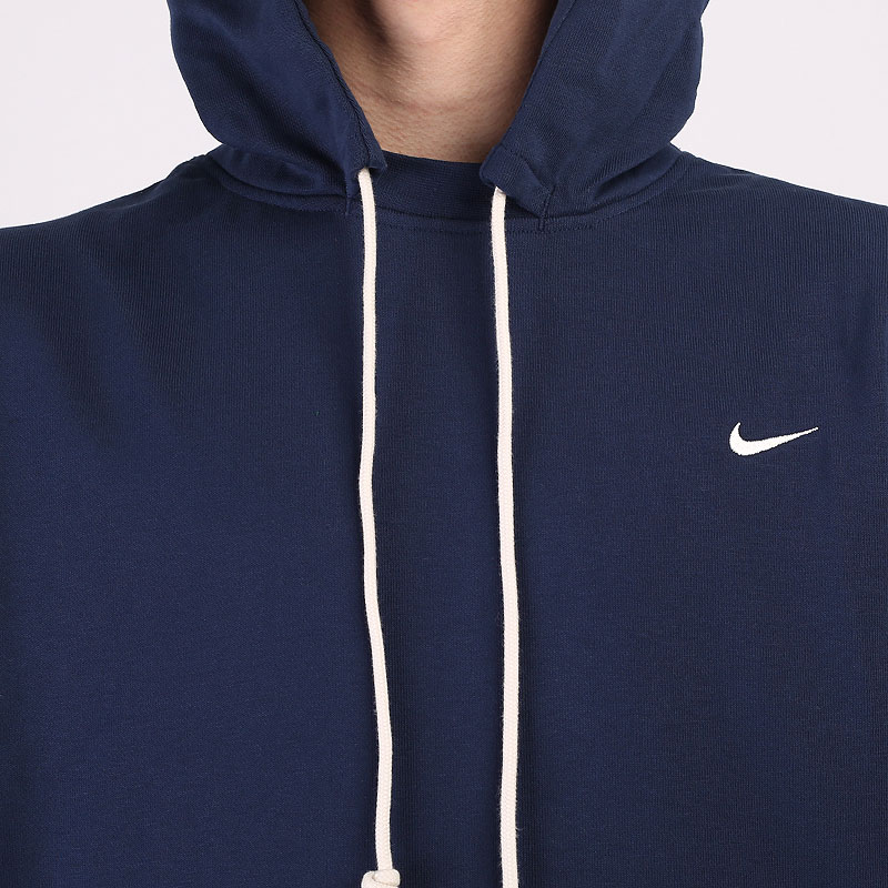 мужская синяя толстовка Nike Standard Issue Basketball Pullover Hoodie CV0864-419 - цена, описание, фото 2